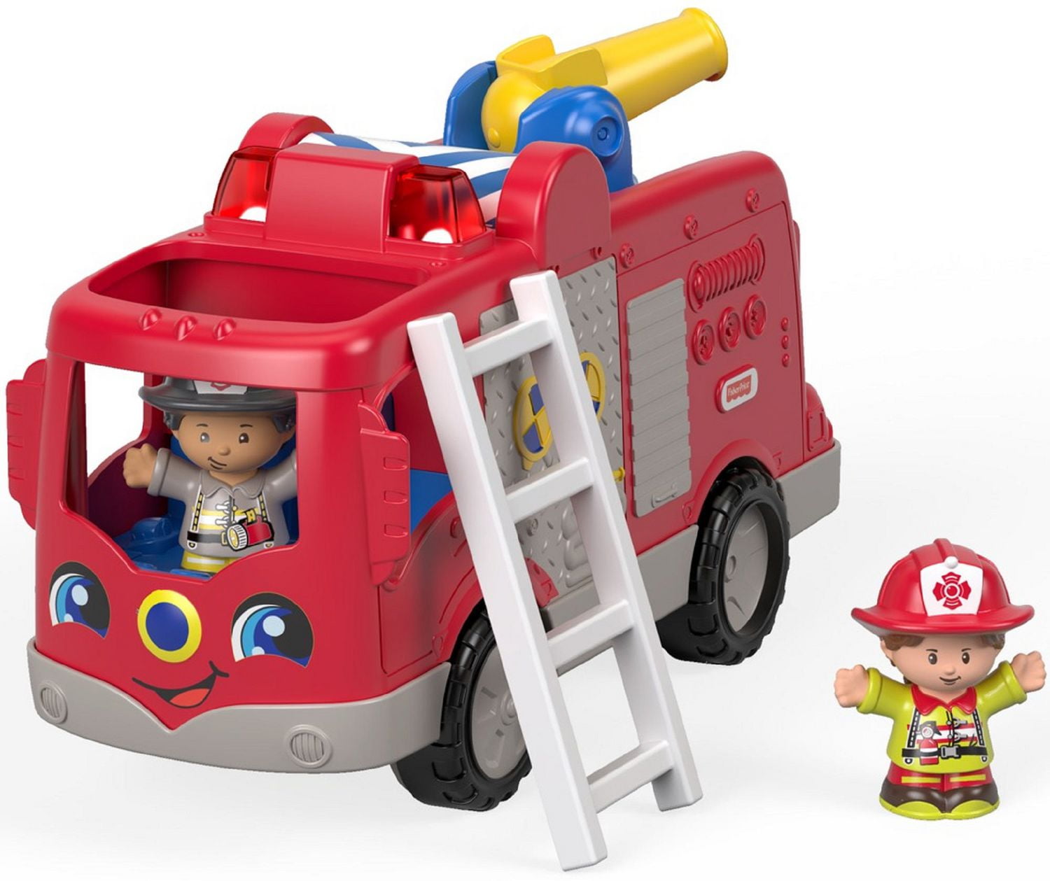 Fisher Price Little People Helping Others Fire Truck English Version Walmart