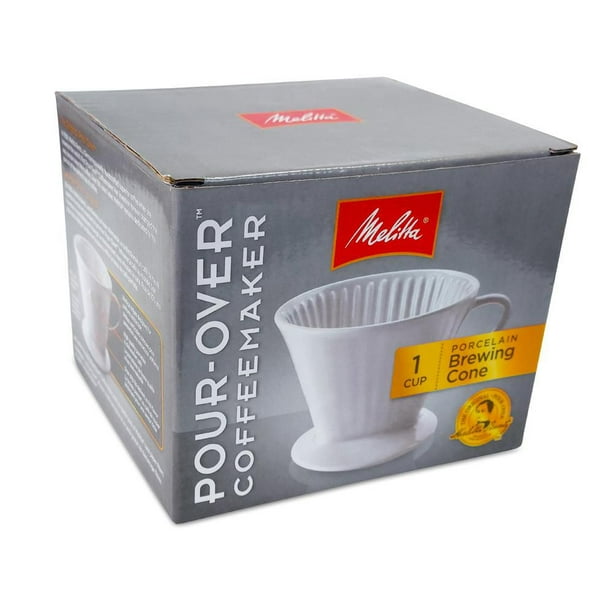 Melitta Porcelain PourOver Brewing Cone Cup Walmart.ca