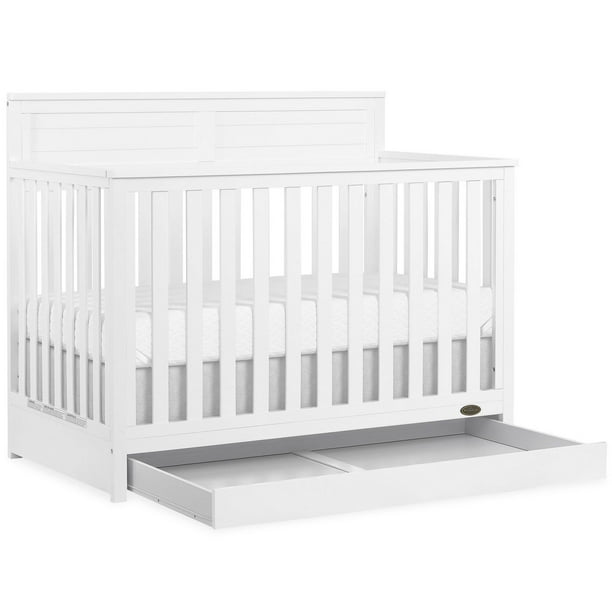 Fisher Price Jenny 5 in 1 Convertible Crib with Under Drawer, 3
