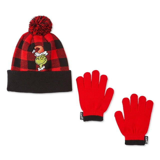 The Grinch Girls' Beanie 2-Piece Set