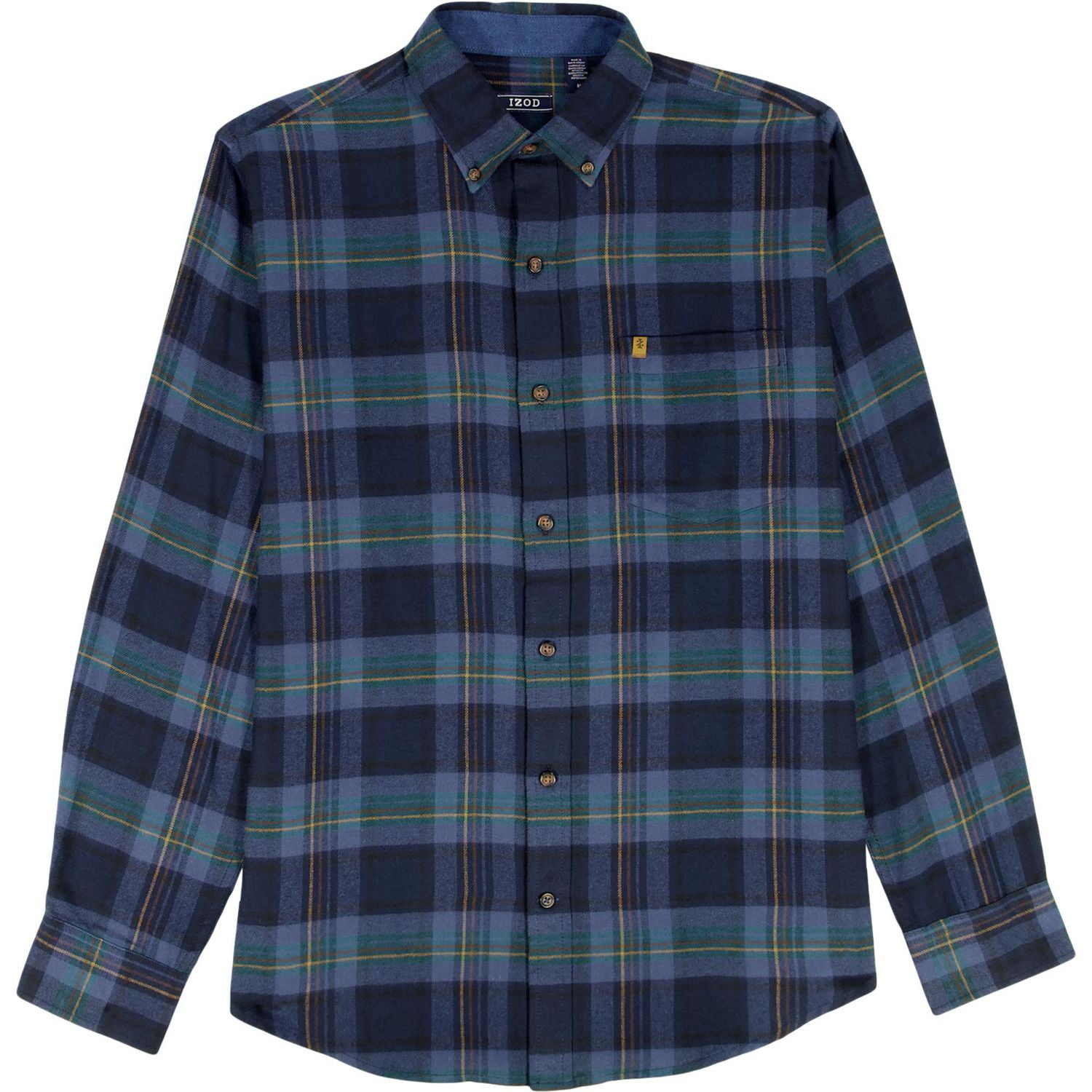 IZOD PLAID WOVEN SHIRT