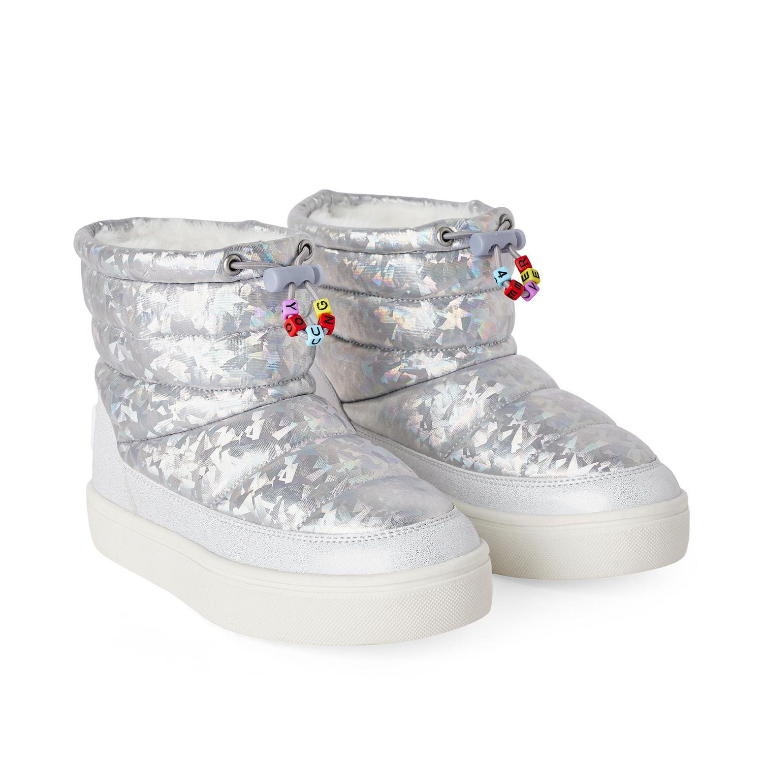 Justice Girls' Holographic Boots