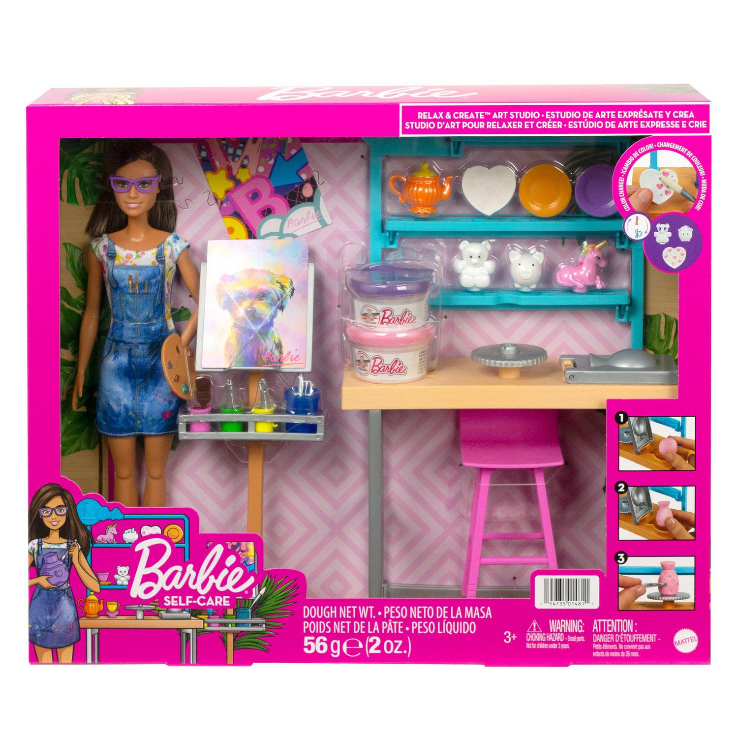Barbie Dreamhouse Adventures Swim 'n Dive Doll, 11.5-inch in Swimwear, with  Diving Board and Puppy, Dolls -  Canada