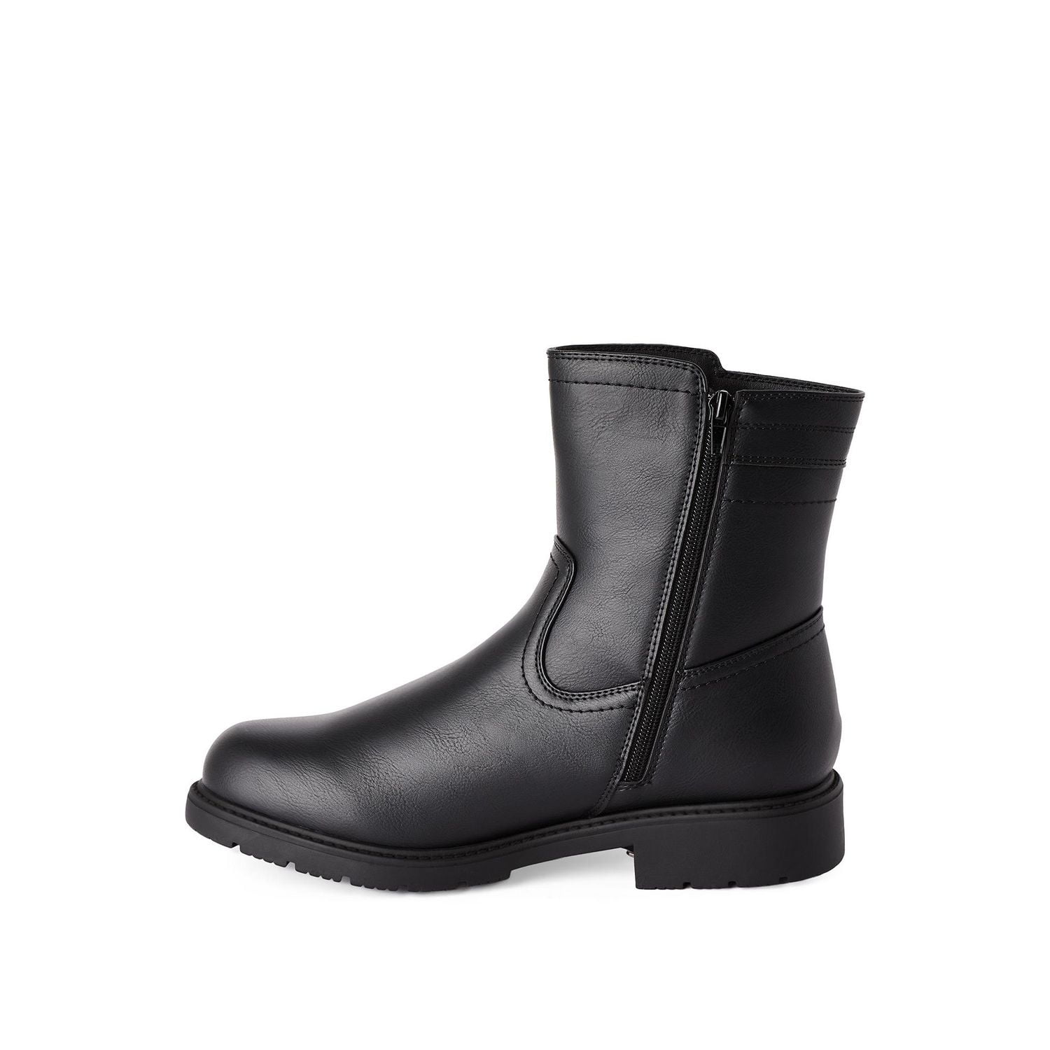 Bottes d’hiver zippées sur le côté George pour hommes Pointures larges 8-13