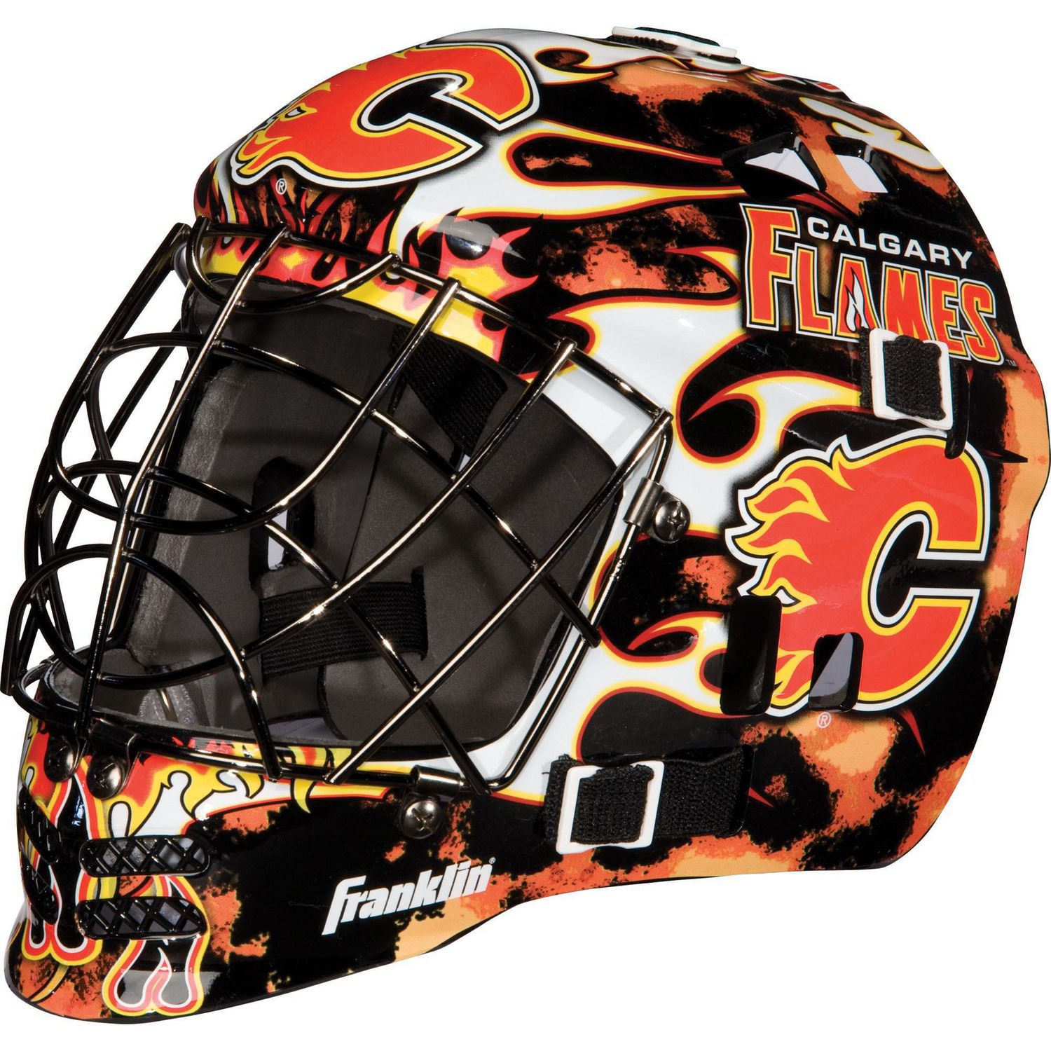 Check out the Flames goalie masks for the Heritage Classic - FlamesNation