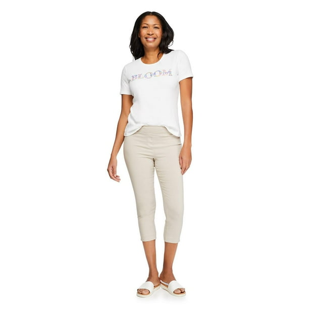 Iyla Women's Pull-On Capri, Sizes XS-2XL