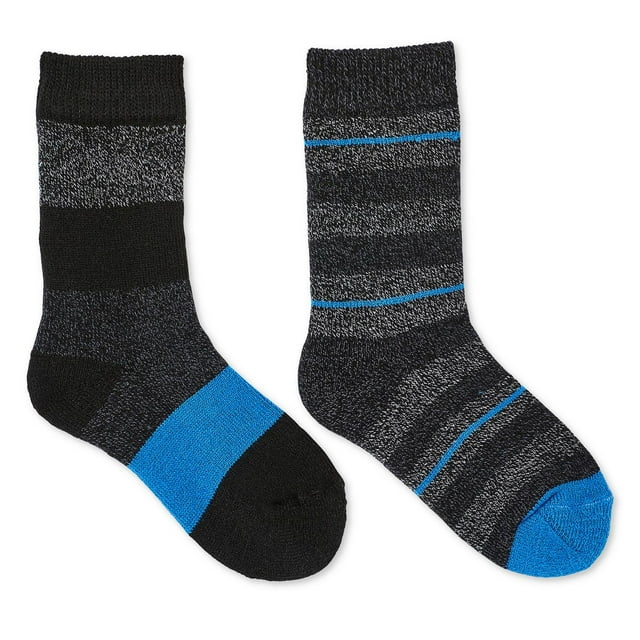 Athletic Works Boys' Thermal Socks 2-Pack