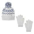 thumbnail image 1 of Time and Tru Women's Hat 2-Piece Set, 1 of 1