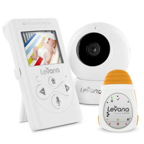 LEVANA® Lila™ Moniteur vidéo bébé numérique avec LEVANA® alimenté par Snuza® Oma™ Moniteur de mouvement bébé mobile