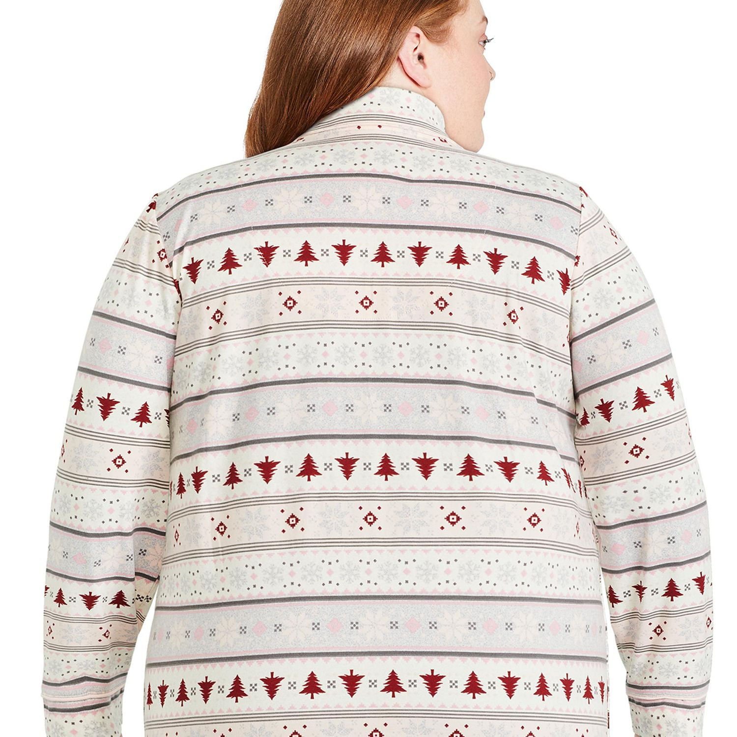 Chemise de nuit à col cranté George Plus pour femmes