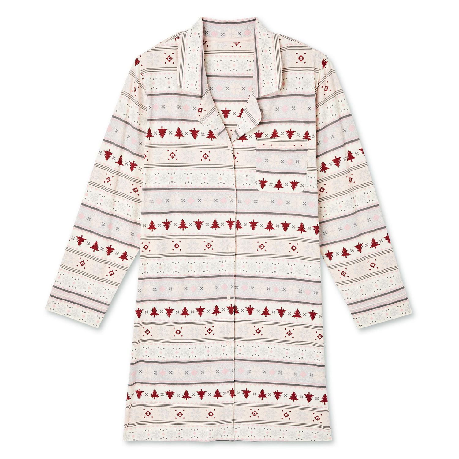 George Plus Women's Notch Collar Nightshirt