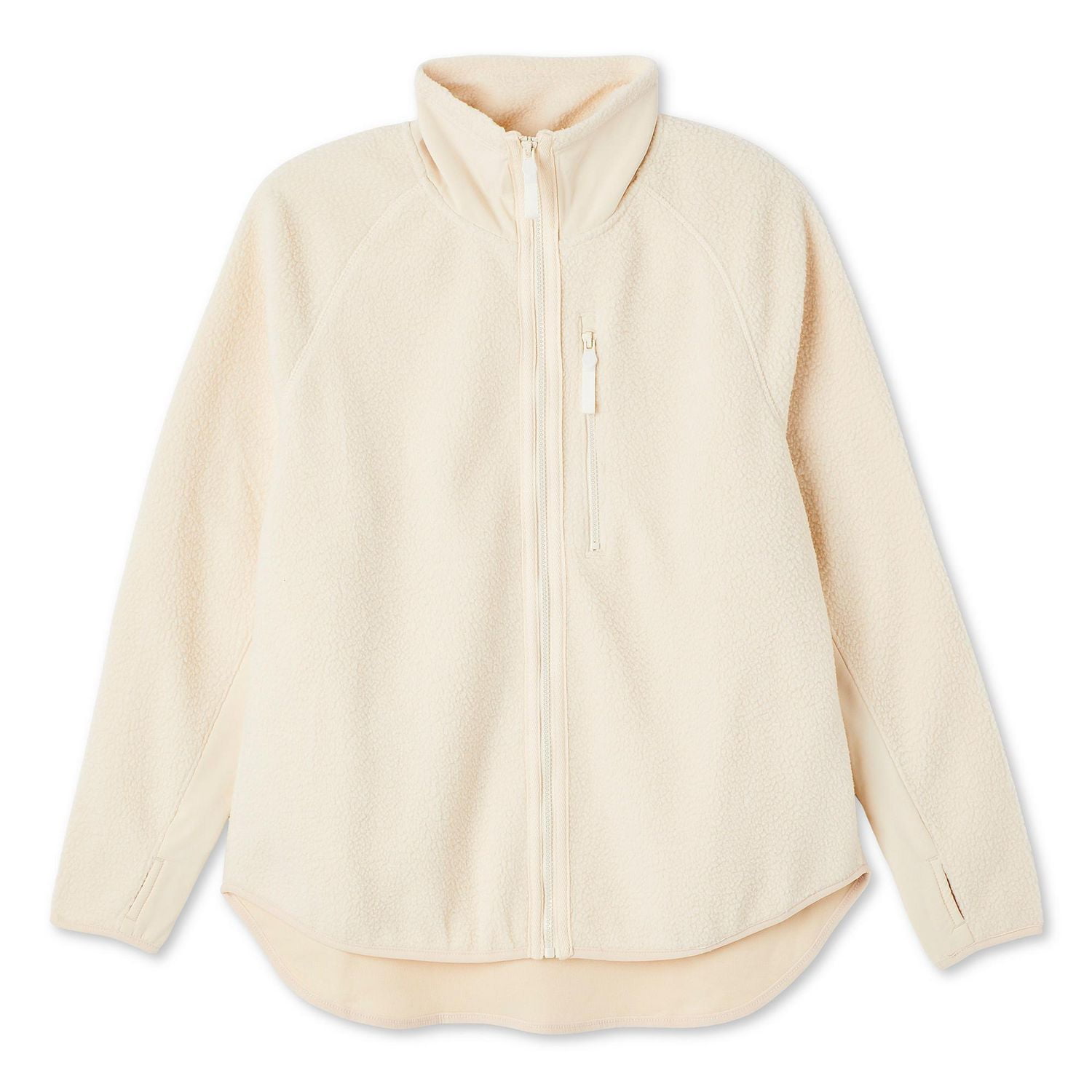 Manteau avec fermeture éclair sur la longueur Athletic Works pour femmes