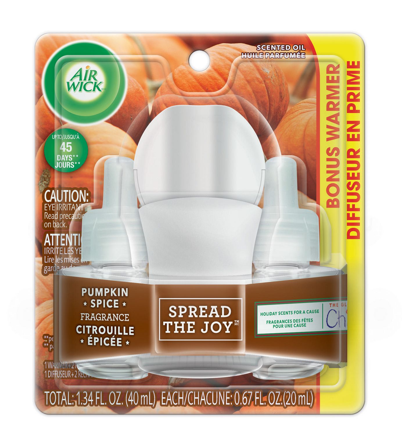 Air Wick® Holiday Scented Oil Value Pack (1+2), Pumpkin Spice Walmart