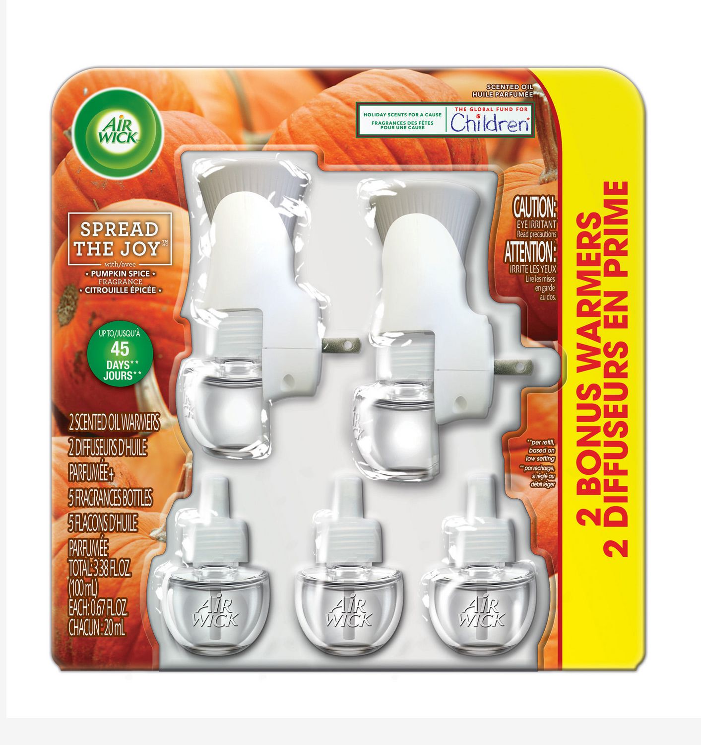 Air Wick® Holiday Scented Oil Mega Value Pack (2+5), Pumpkin Spice