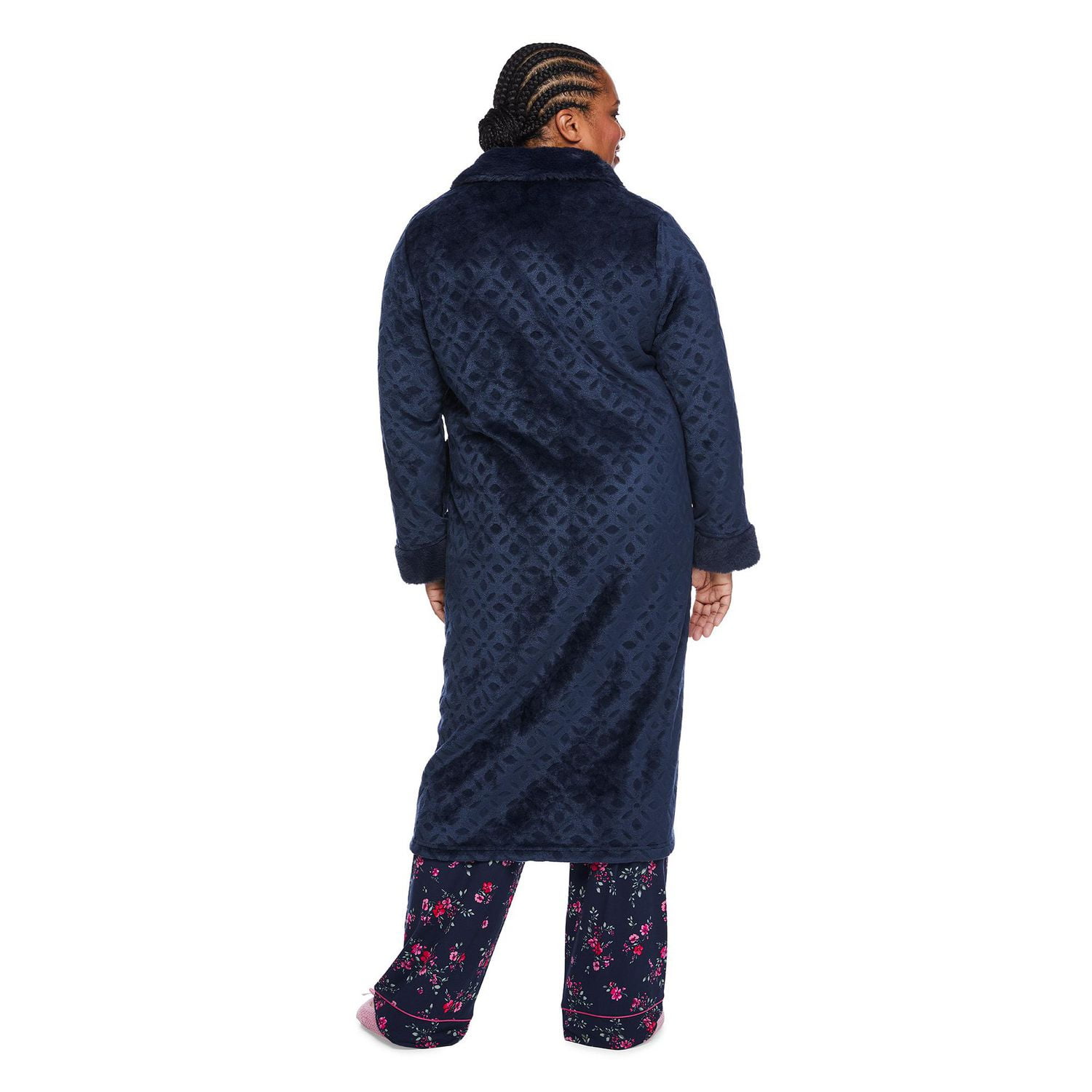 Iyla Women's Plus Zip Front Robe