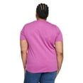 thumbnail image 3 of Iyla Women's Plus Interlock Crew Neckline Tee, 3 of 6