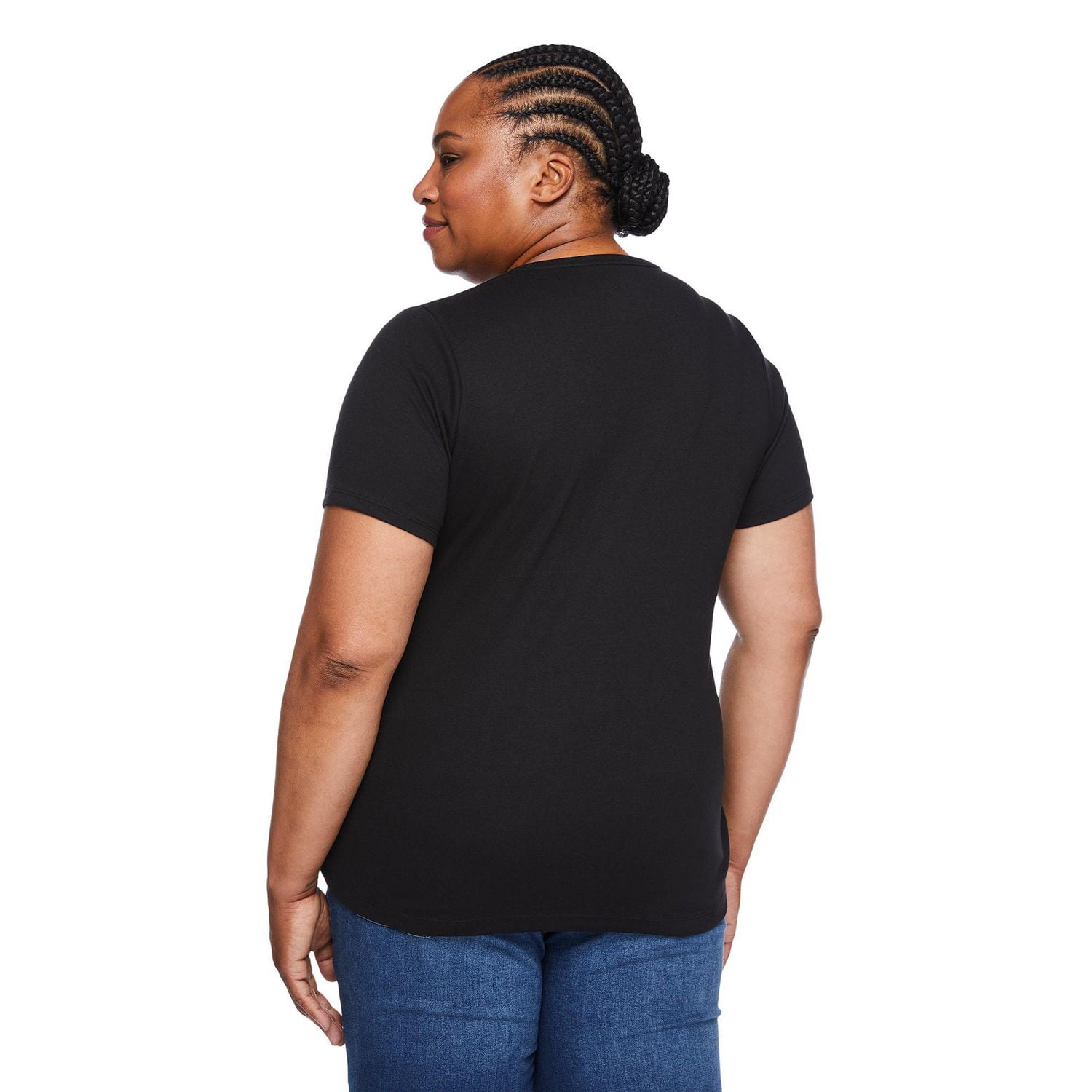 Iyla Women's Plus Crew Neckline Tee