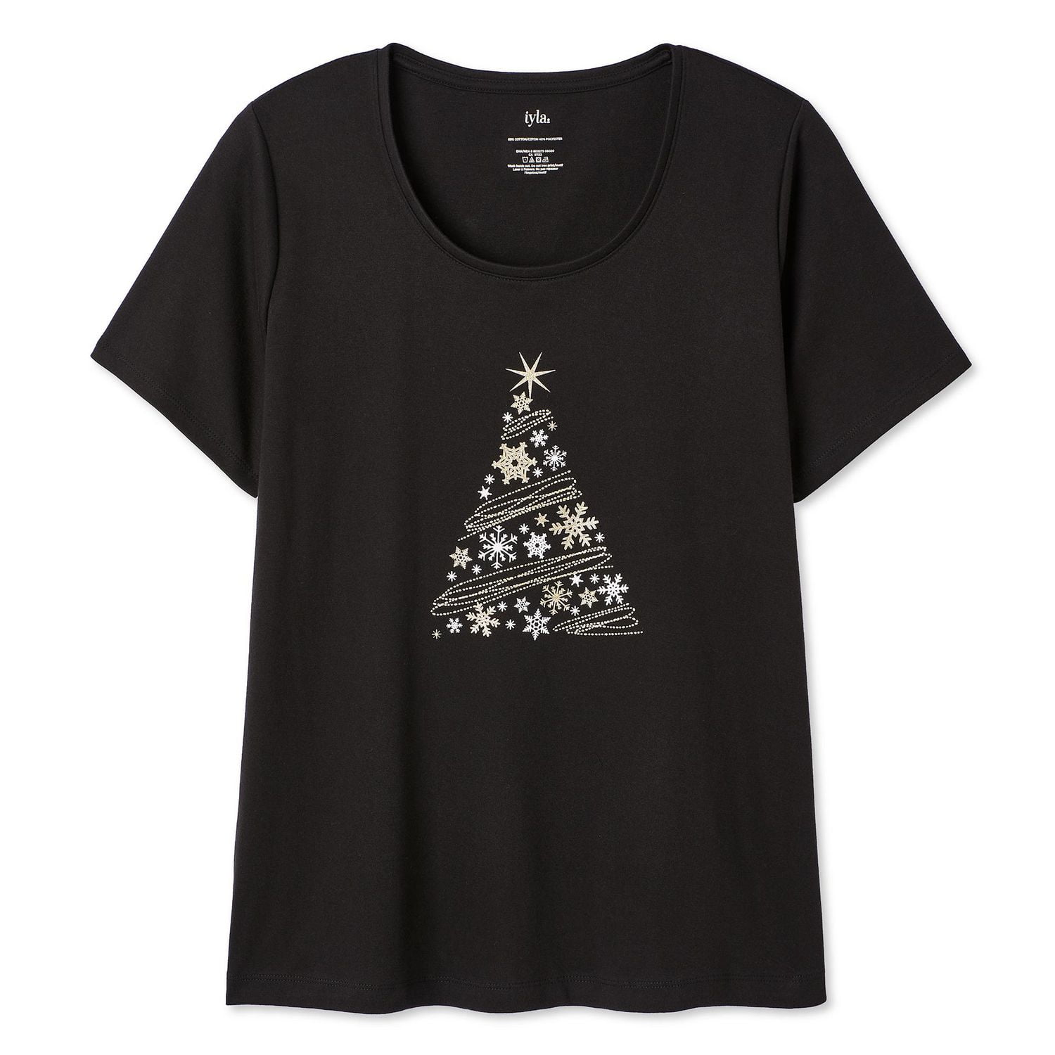 Iyla Women's Plus Crew Neckline Tee