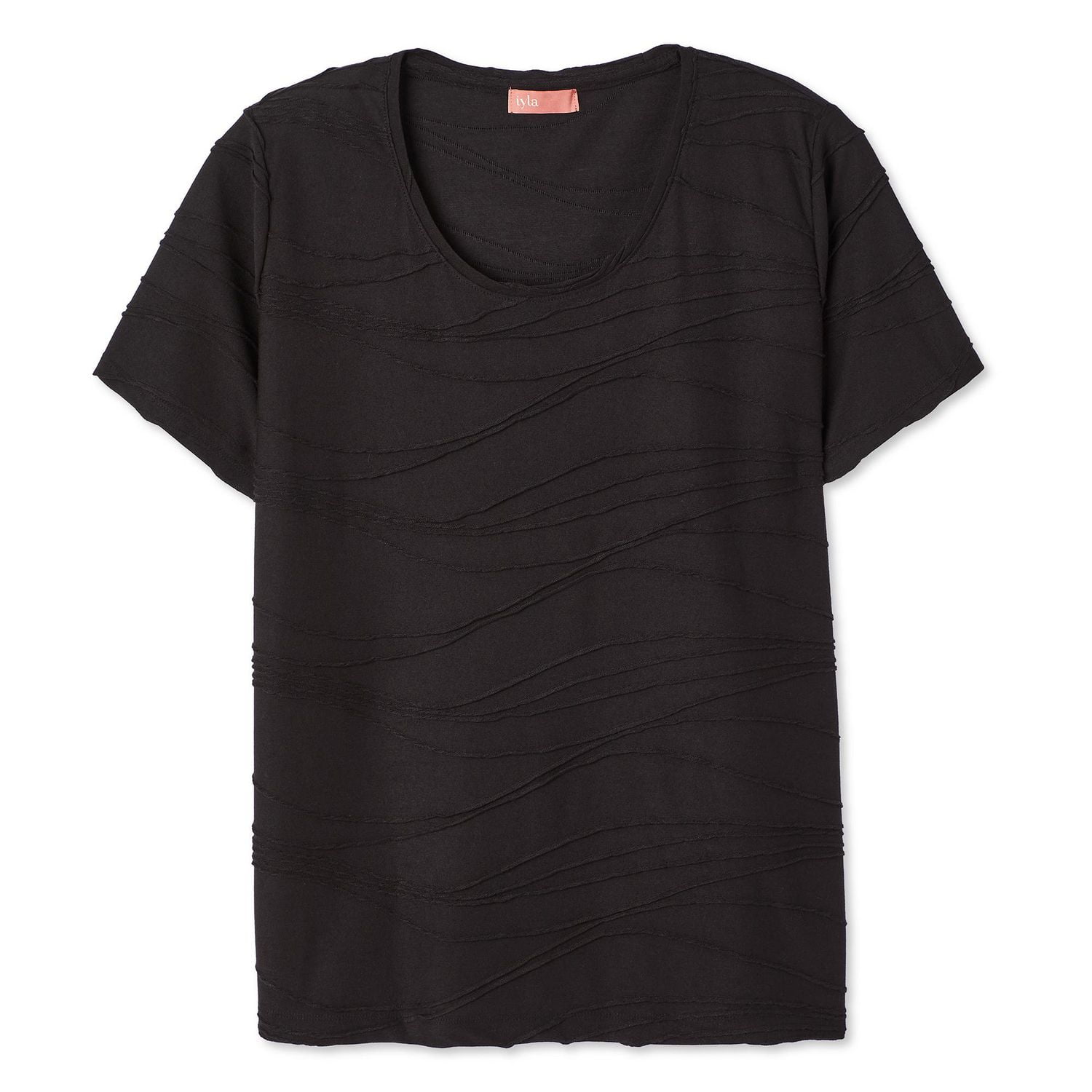 Iyla Women's Plus Ripple Tee, Sizes 1X-4X