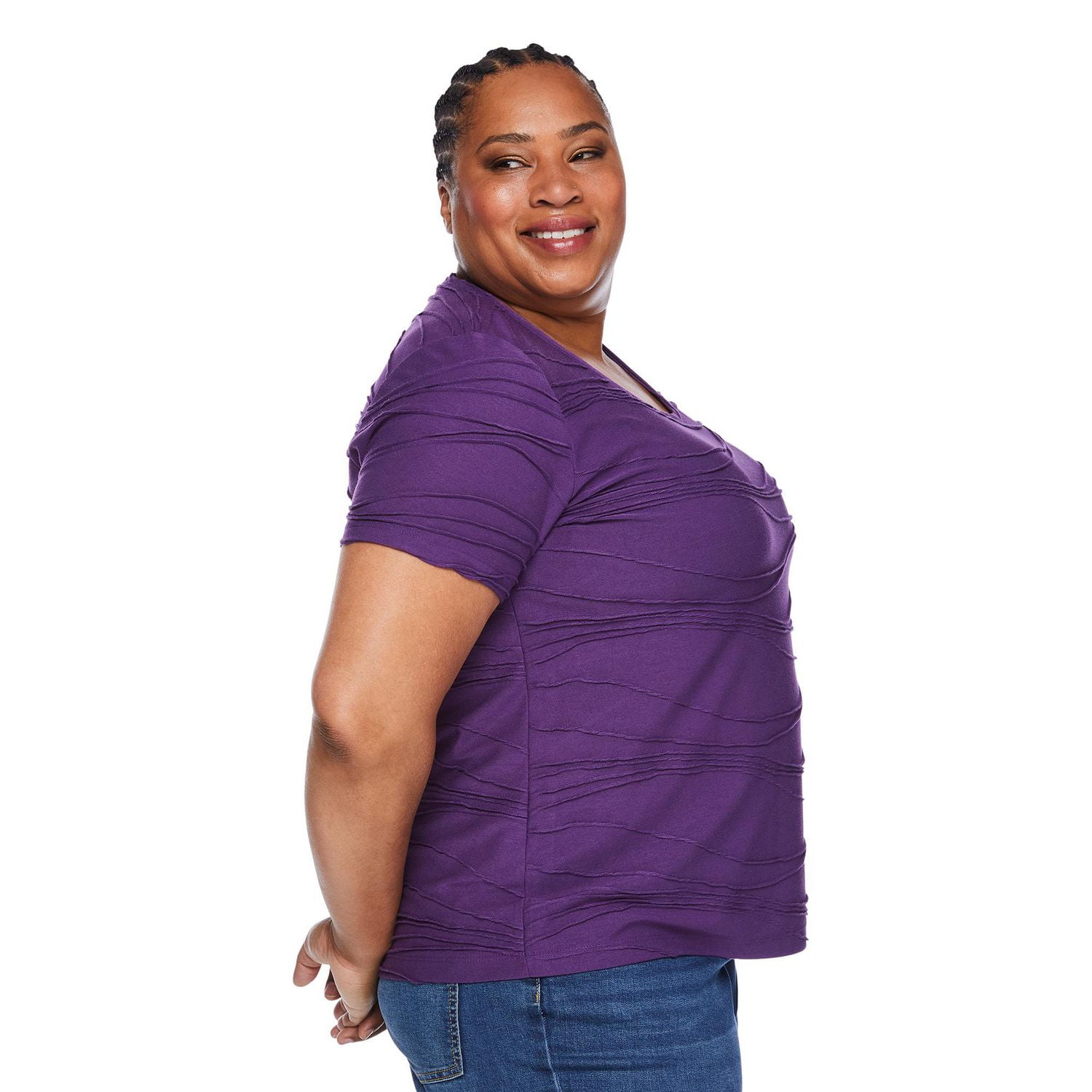 Iyla Women's Plus Ripple Tee