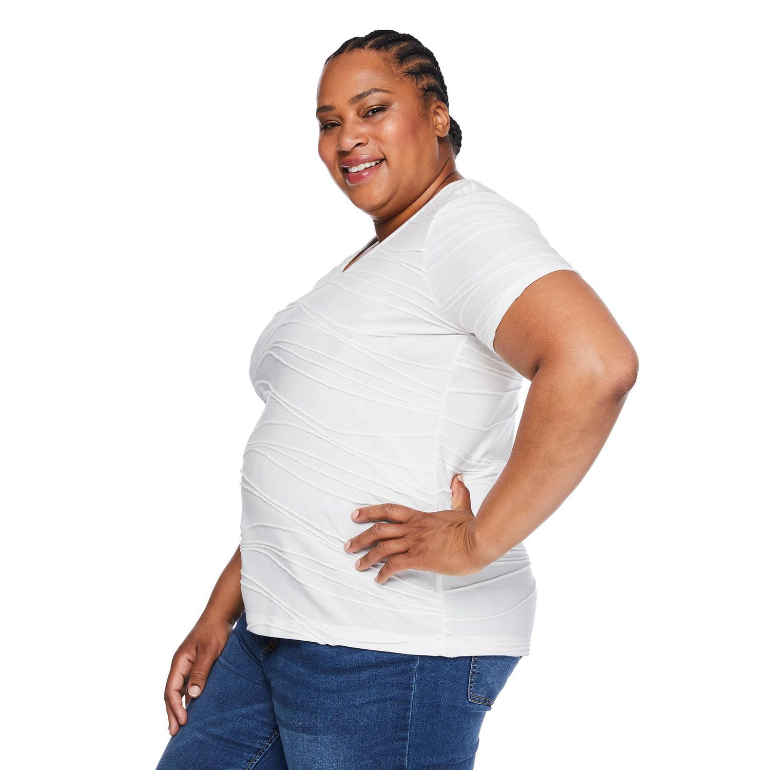 Iyla Women's Plus Ripple Tee