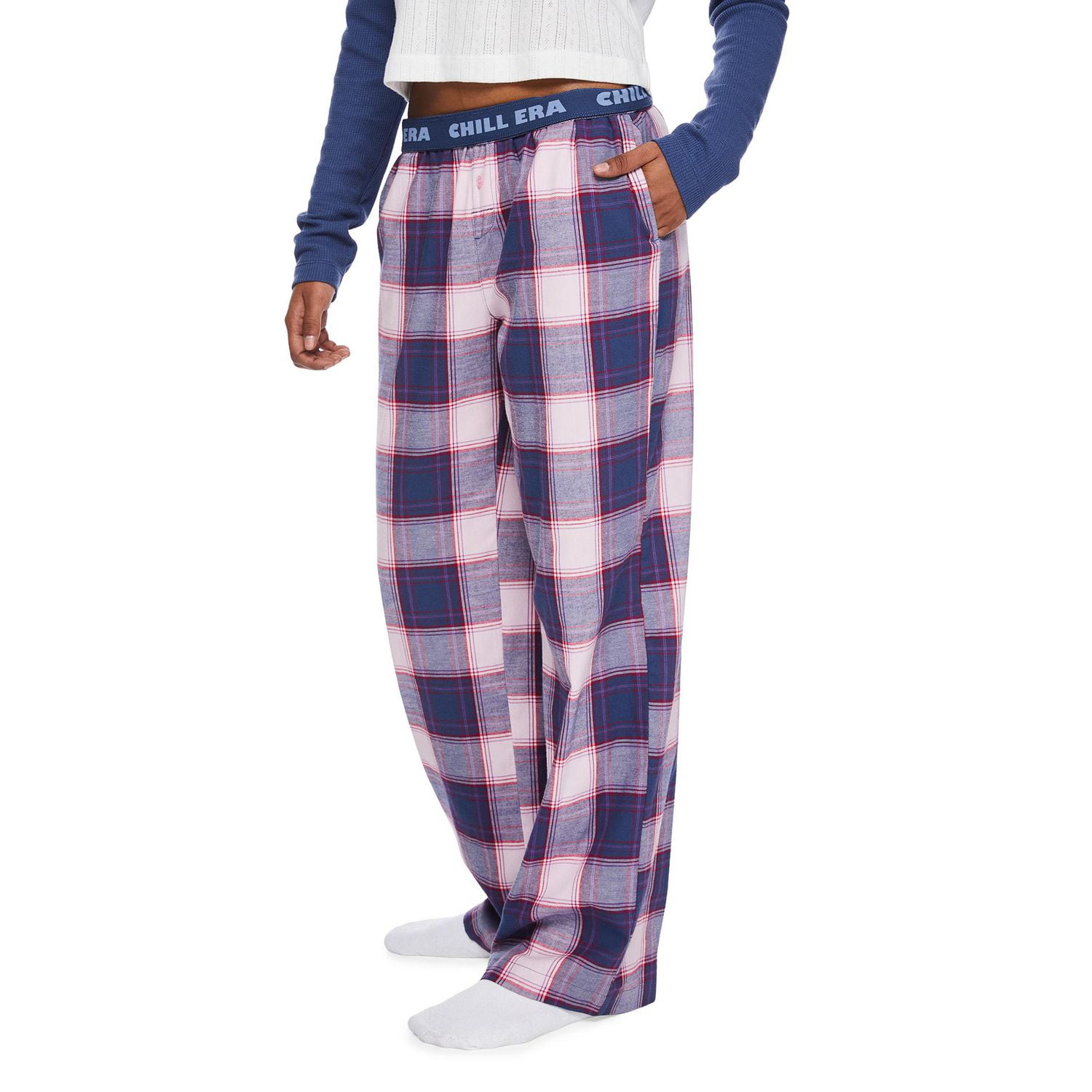 No Boundaries Women's Flannel Pajama Pant, Sizes XS-XXL