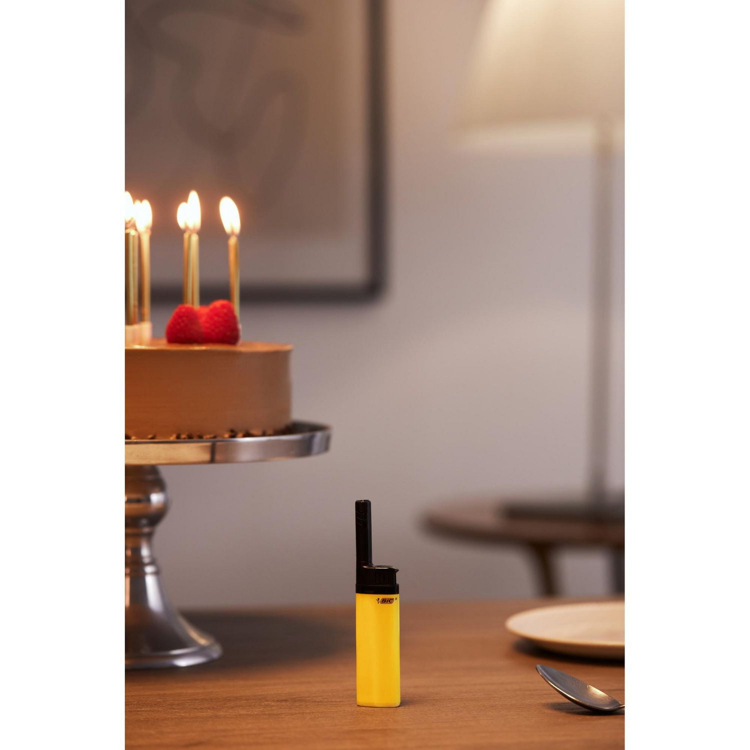 BIC EZ Reach Lighters, The Ultimate Lighter with Extended Wand (1.45-inch), Assorted Colours, 2-Count, Pack of 2 EZ Reach Lighters