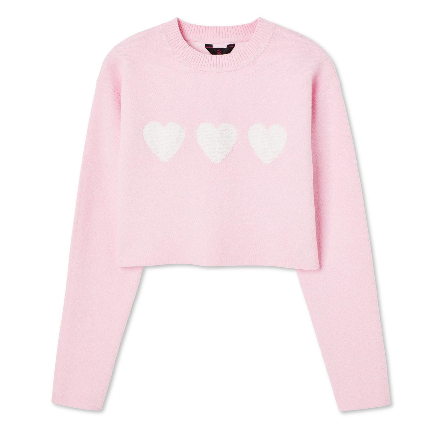 No Boundaries Women's Cropped Sweater