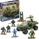 MEGA HALO FLEETCOM Warthog Vehicle Building Kit with 5 Micro Action Figures (462 pieces), Ages 13+ - image 1 of 6
