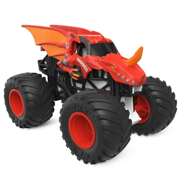 Monster Jam, Tough Treads Set, Official El Toro Loco, Megalodon, Grave  Digger, and Bakugan Dragonoid Die-Cast Monster Trucks, 1:64 Scale, Kids  Toys