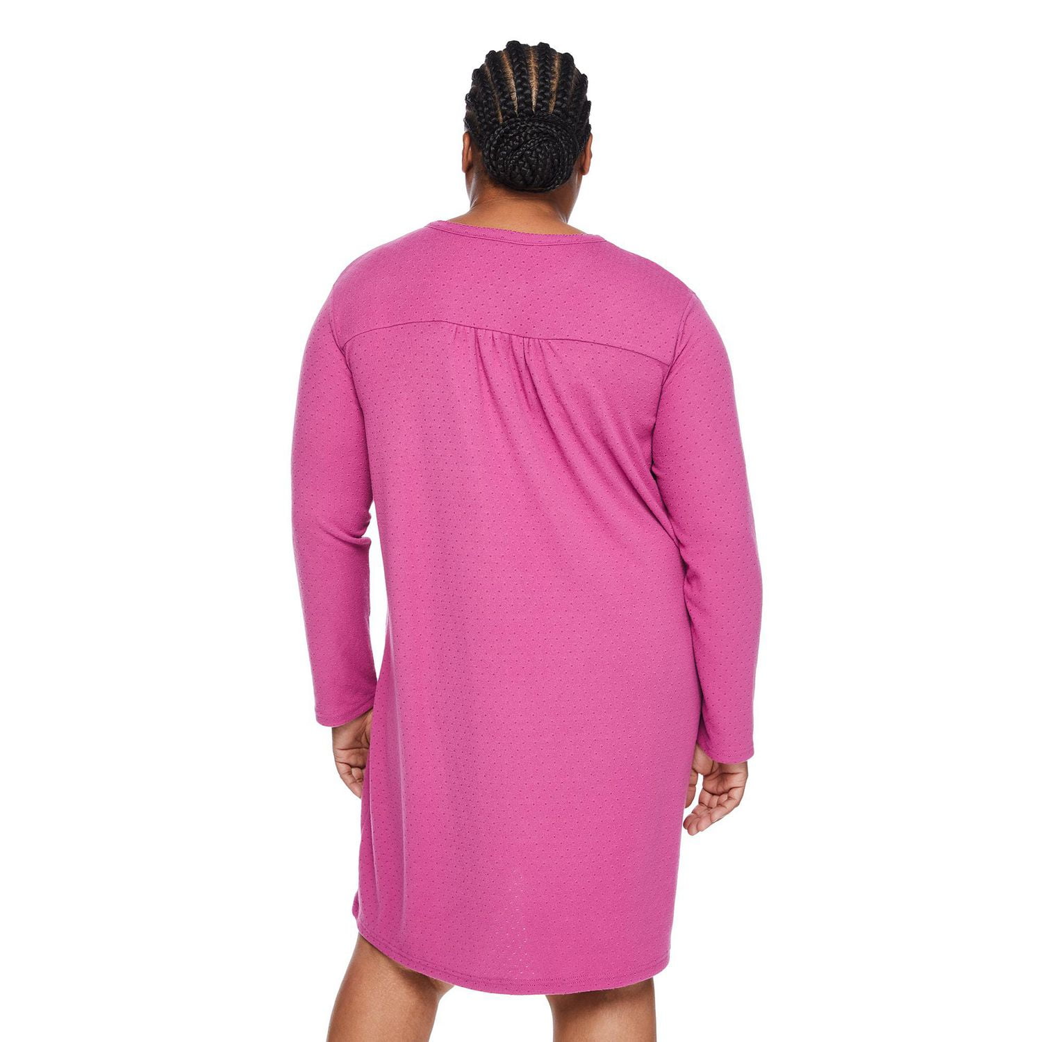 Iyla Women's Plus Henley Nightgown