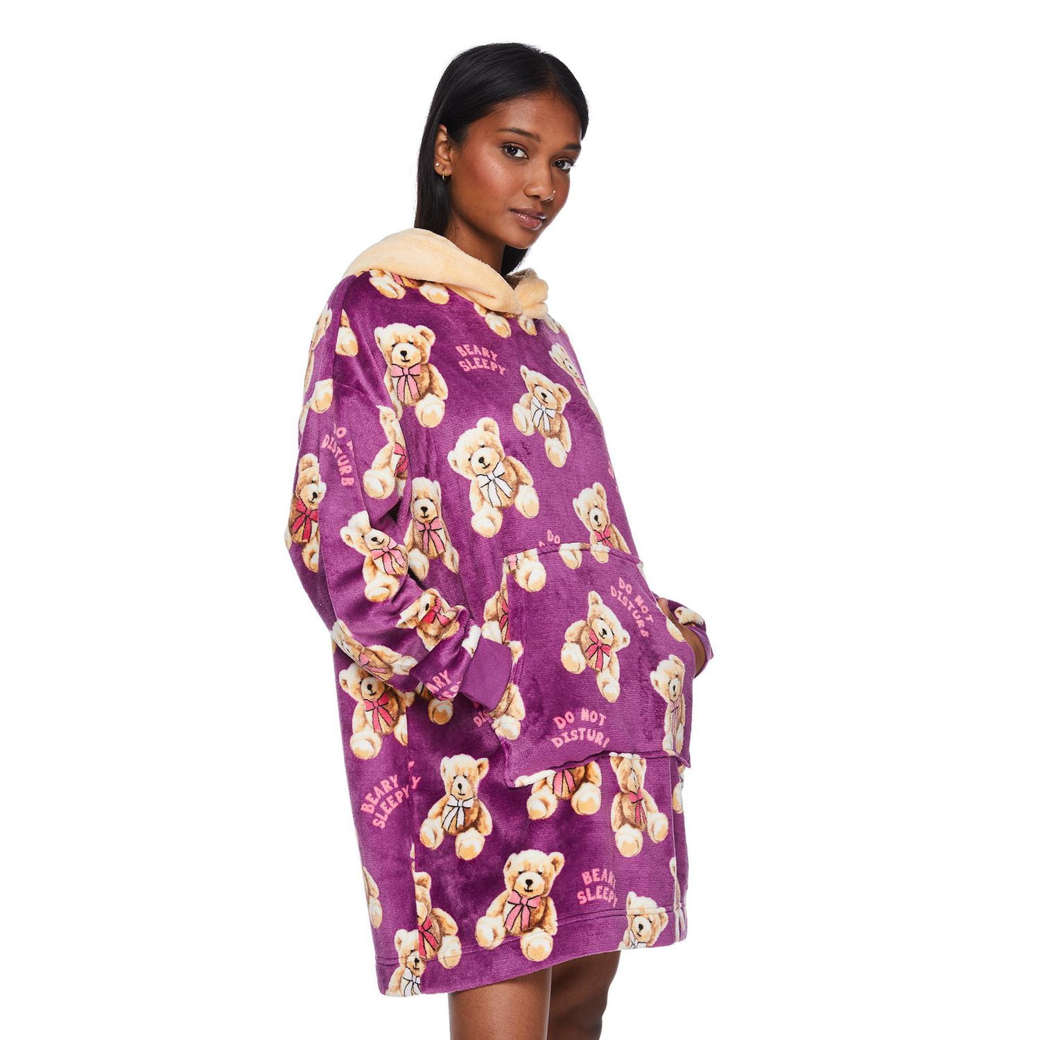 Haut à capuchon de détente No Boundaries pour femmes Tailles P/M-G/TG