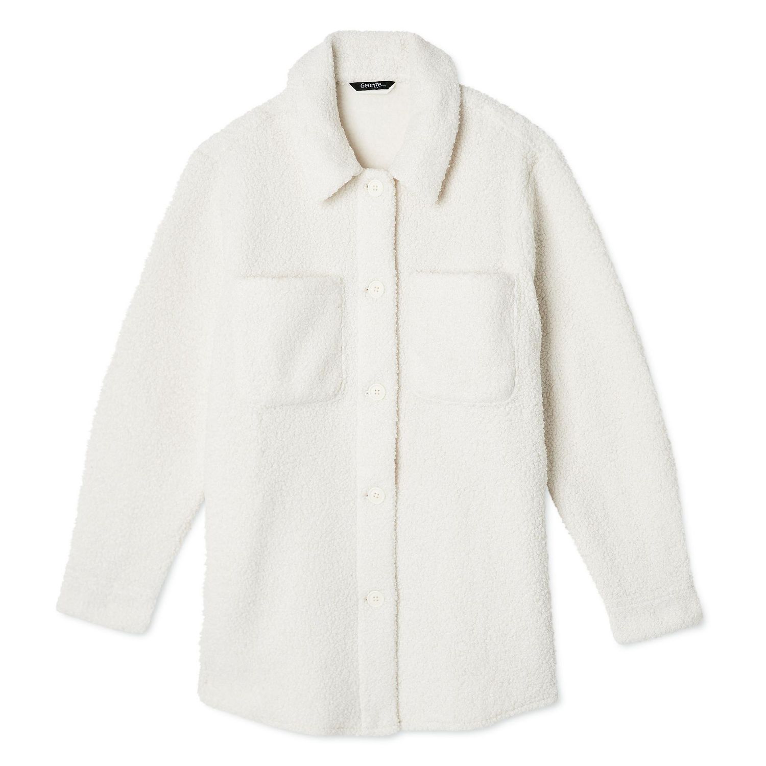 Veste chemise en sherpa George pour femmes Walmart