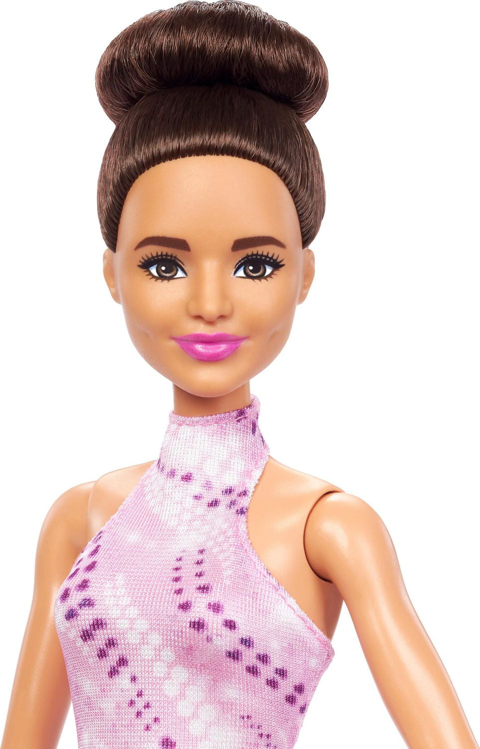 Barbie Carrieres Poupee Patineuse artistique accessoires brunette