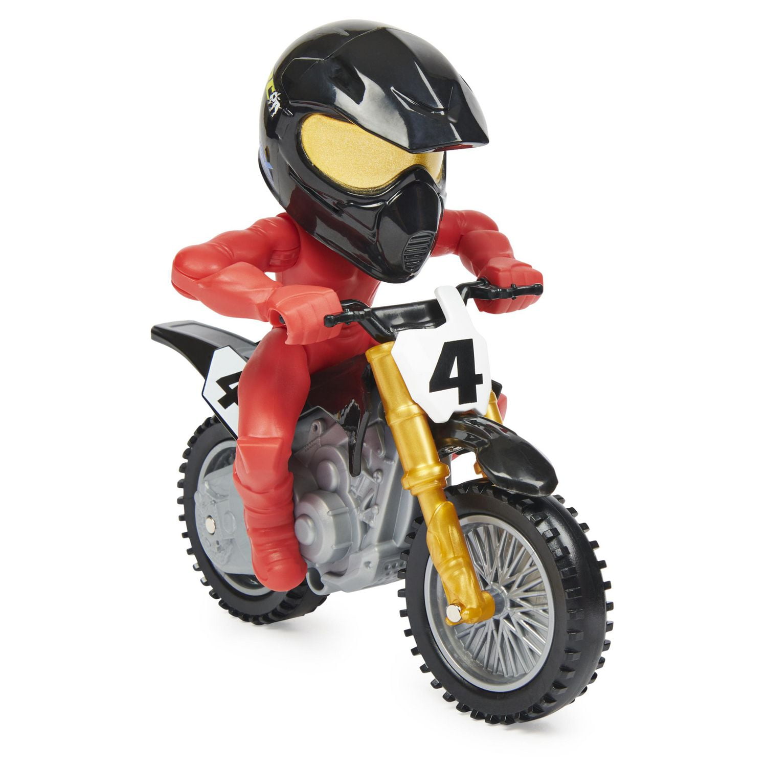 Supercross Race and Wheelie Bike Authentic Ricky Carmichael Collector Motorcycle 1 18 Scale Kids Toys for Boys Aged 5 and Up