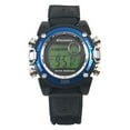 thumbnail image 1 of Discovery Black Nylon Fastwrap Digital Watch with Blue Accent, 1 of 1