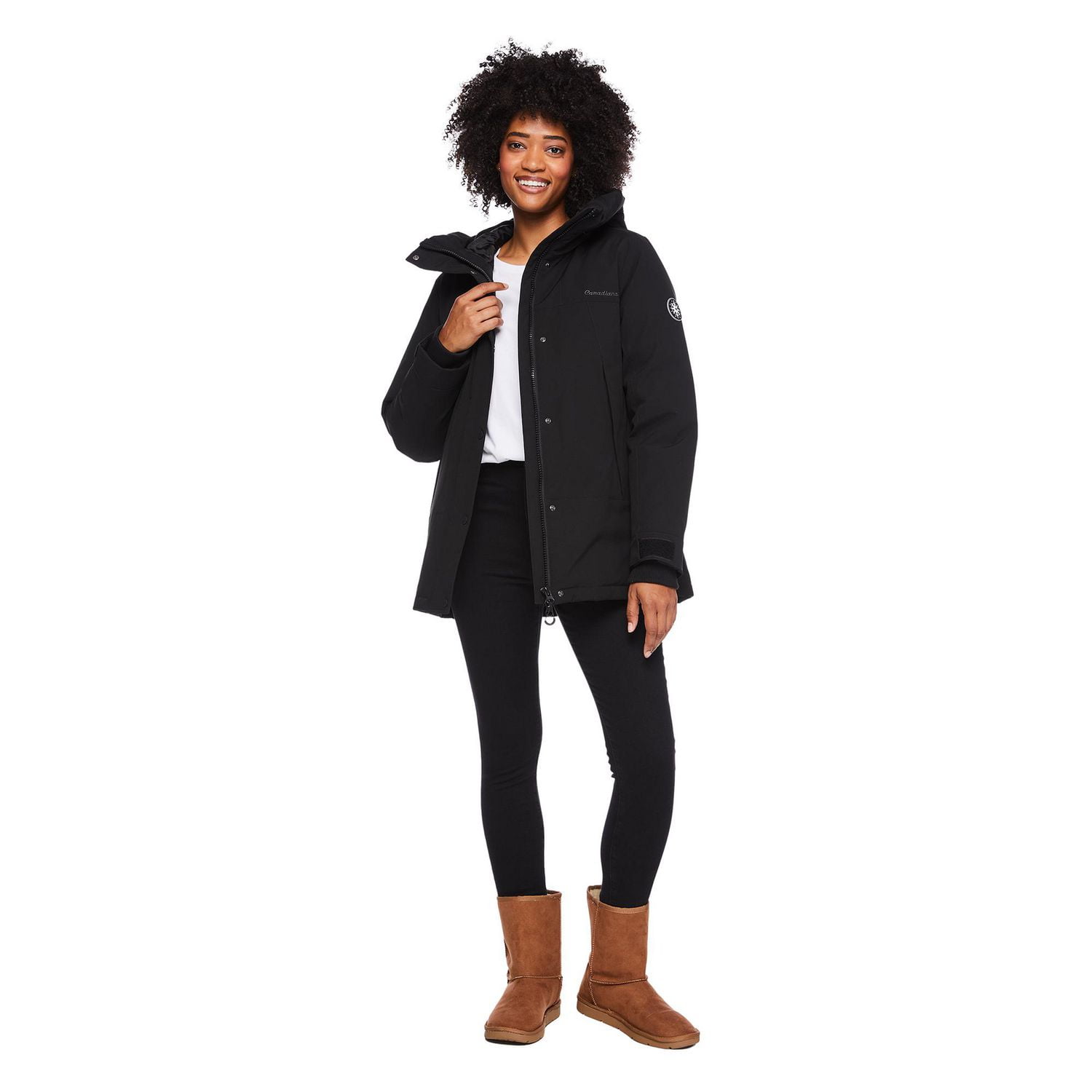Parka en duvet Canadiana x SGRC pour femmes