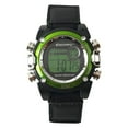 thumbnail image 1 of Discovery Black Nylon Fastwrap Digital Watch with Green Accent, 1 of 1