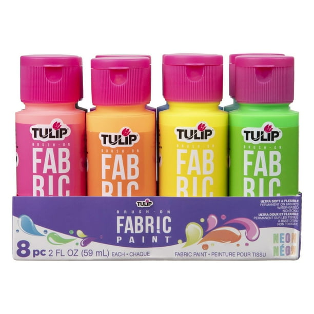Tulip Soft Fabric Paint 8pk Neon Walmart.ca