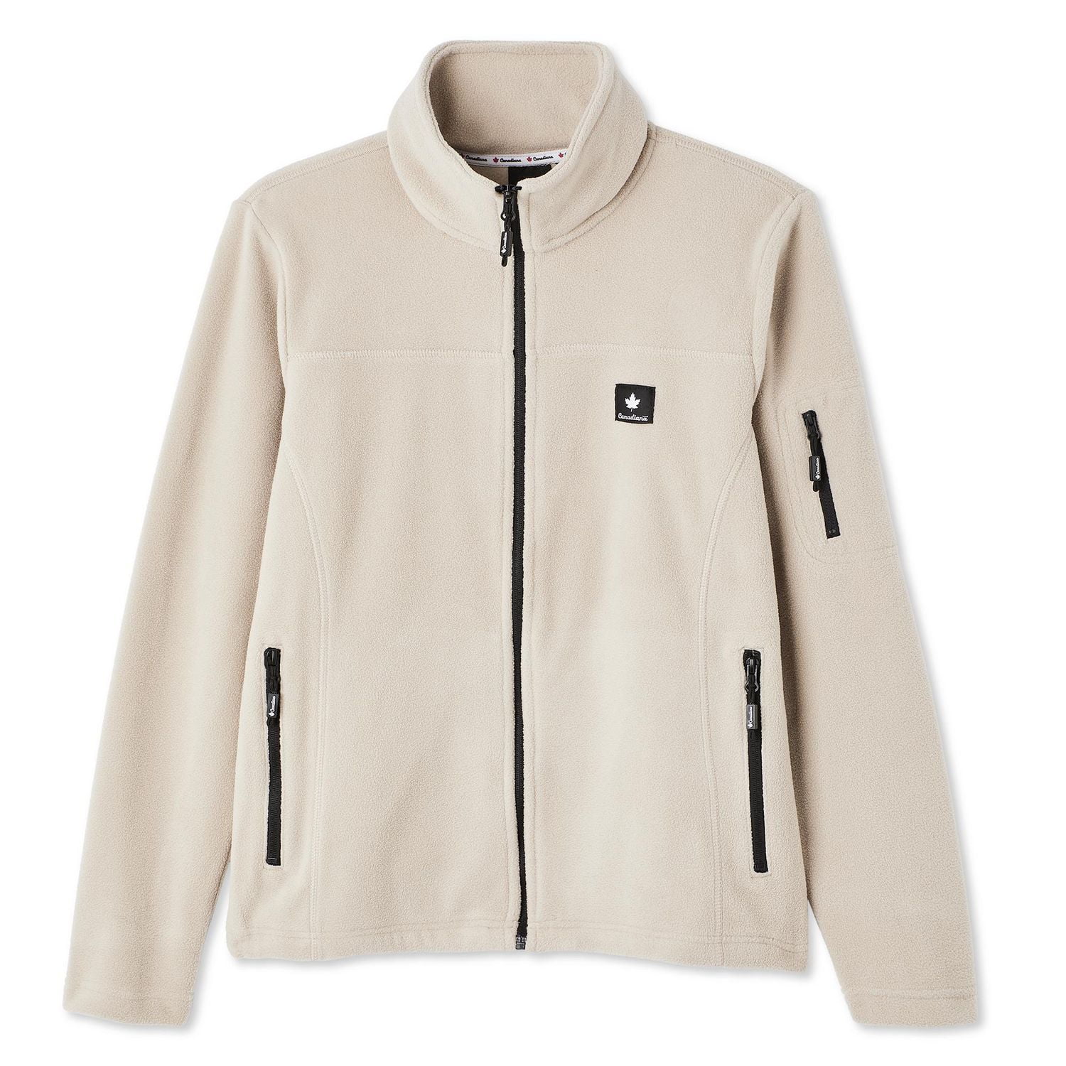 Canadiana x RCGS Women's Fleece Zip-Up Sweater, Sizes XS-XL