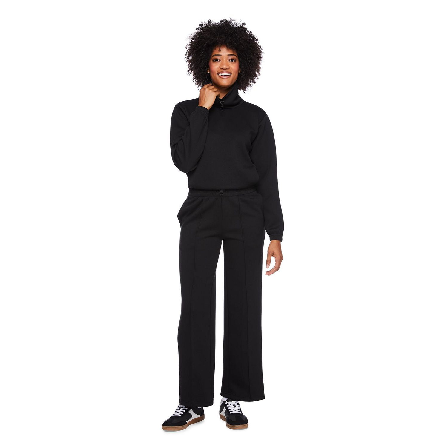 Pantalon à jambe large Athletic Works pour femmes Tailles TP–TTG