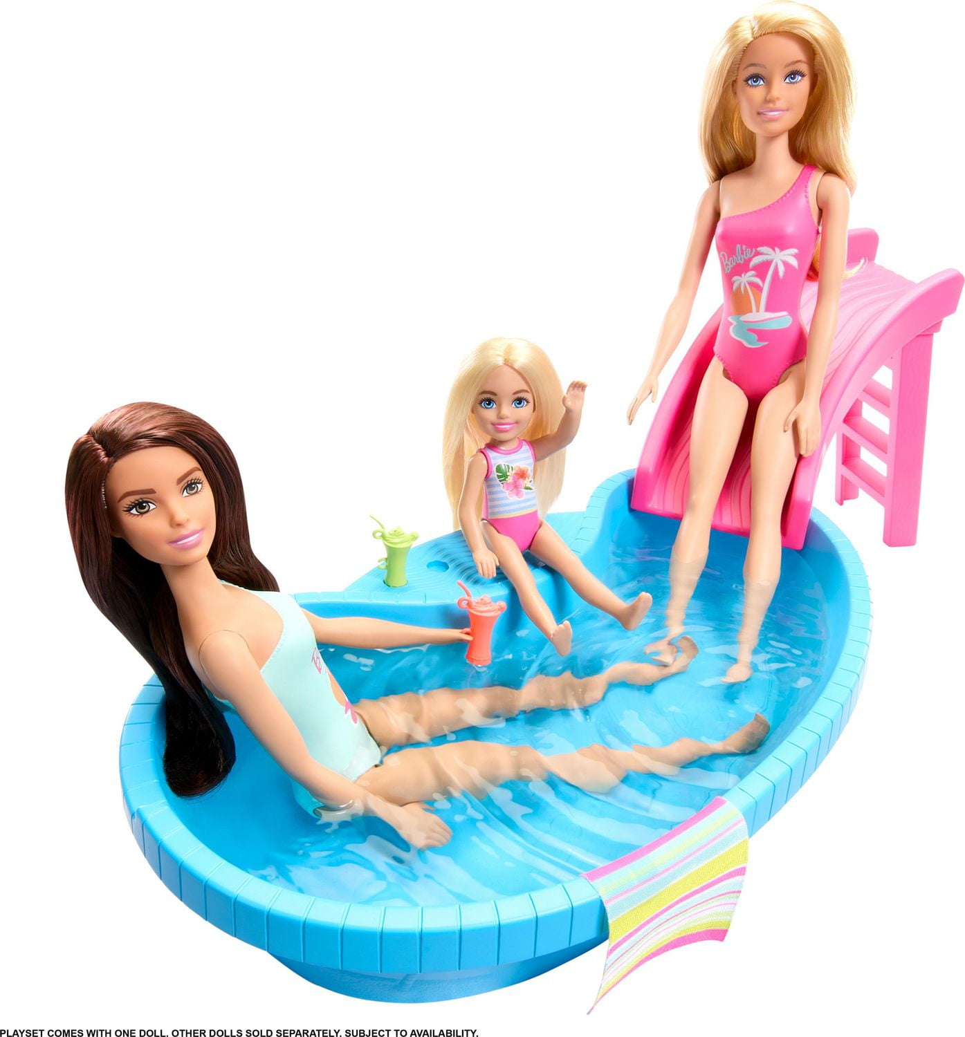 Barbie glam pool walmart online