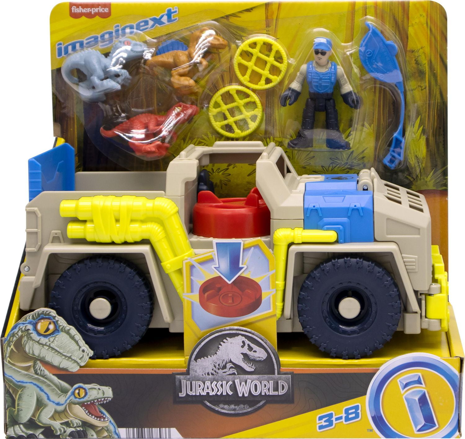 Imaginext jurassic world walmart discount
