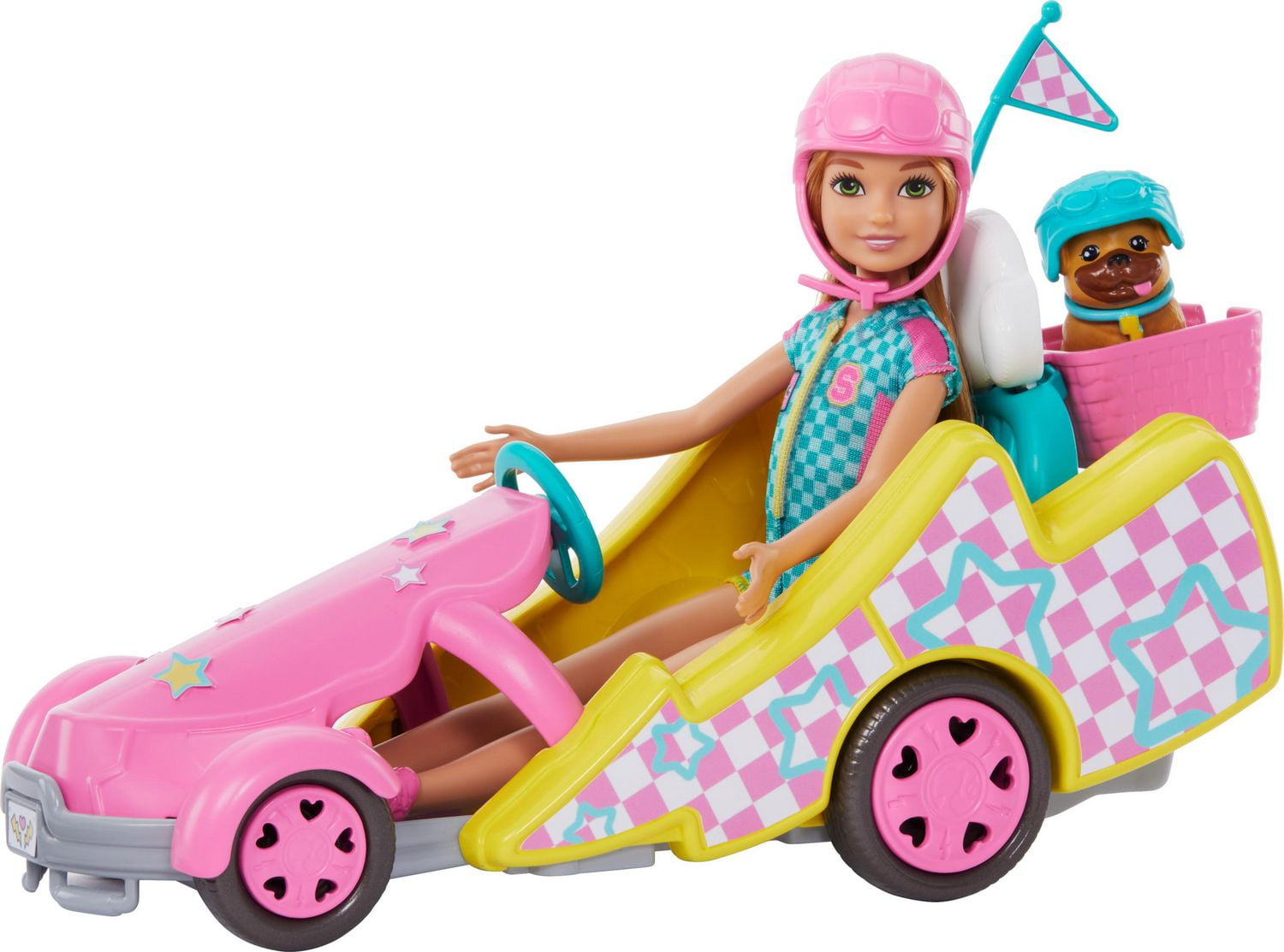 Barbie doll car cartoon on sale