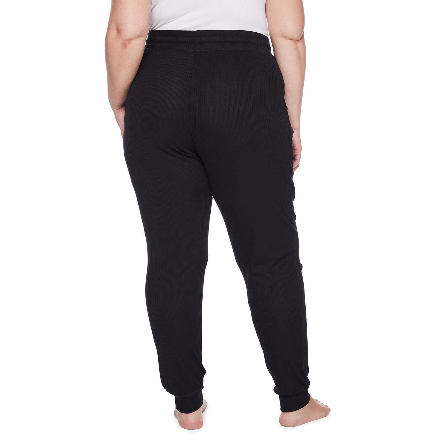 Jogger de nuit en jersey à effet peau pêche George Plus pour femmes Tailles 1X-3X