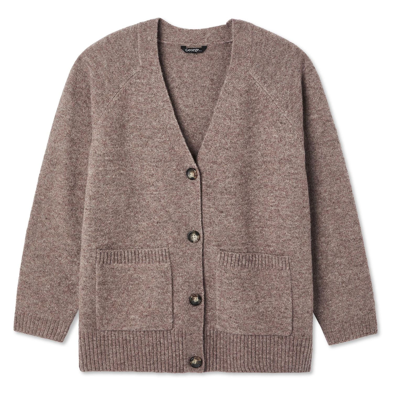 Cardigan à manches longues George Plus pour femmes Tailles 1X-4X