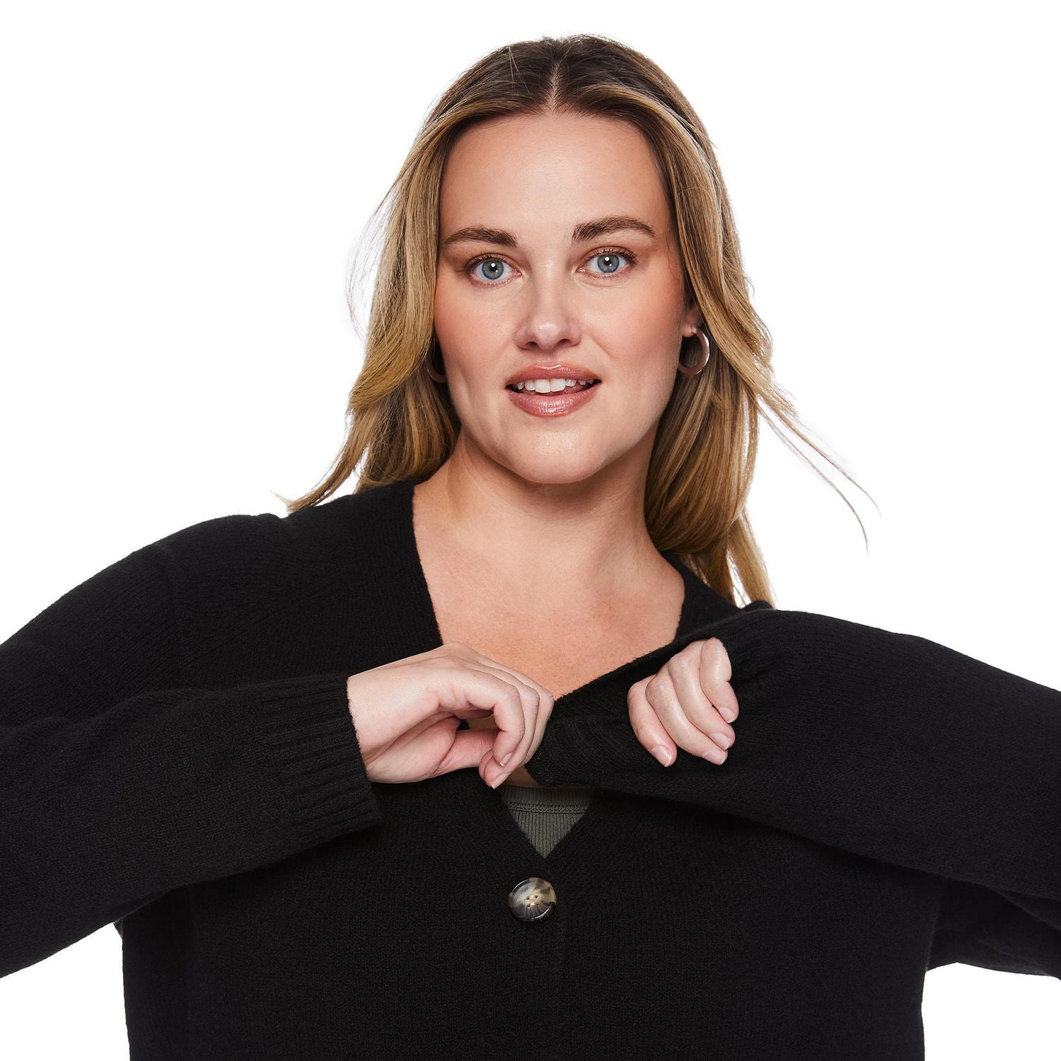 Cardigan à manches longues George Plus pour femmes