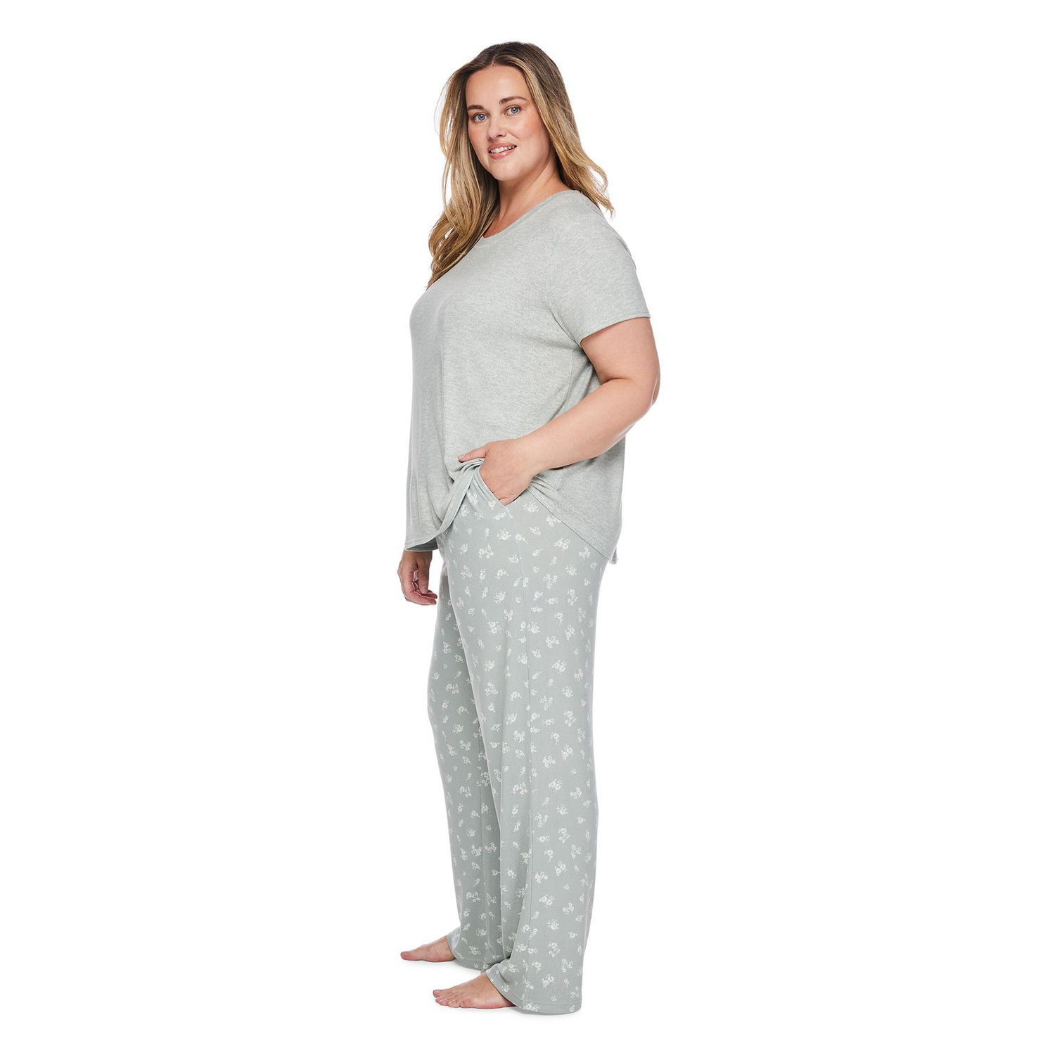 Pyjama 2 pièces George Plus pour femmes Tailles 1X-4X