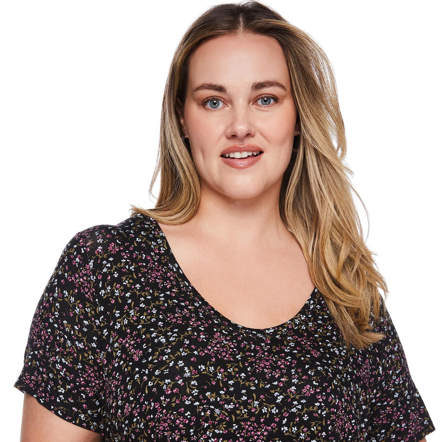 George Women's Plus Scoop Neckline Tee