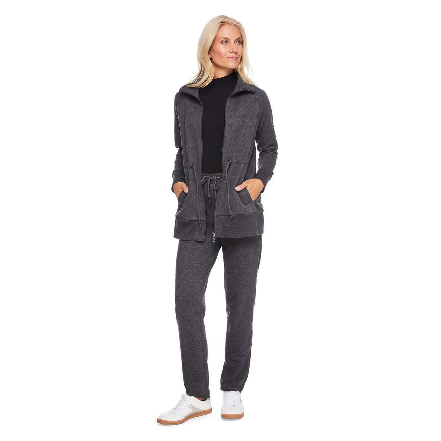 Iyla Women's Longline Athleisure Jacket, Sizes S-XXL